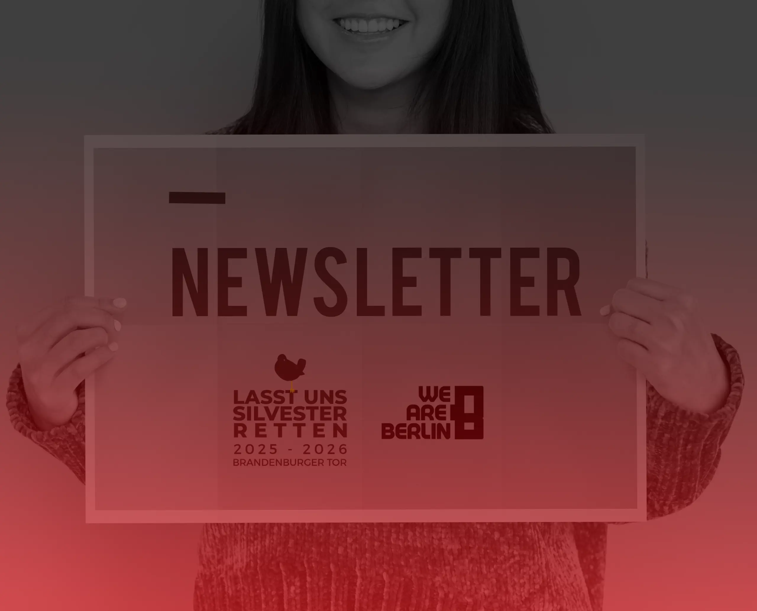 We Are Berlin – Eventagentur – Newsletter-Banner